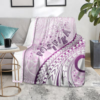 Pasifika Festival Blanket Tribal Pattern Lilac Version