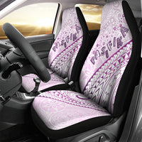 Pasifika Festival Car Seat Cover Tribal Pattern Lilac Version