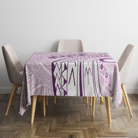 Pasifika Festival Tablecloth Tribal Pattern Lilac Version LT01 - Polynesian Pride