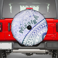 Pasifika Festival Spare Tire Cover Tribal Pattern Violet Version LT01 - Polynesian Pride
