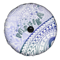 Pasifika Festival Spare Tire Cover Tribal Pattern Violet Version LT01 - Polynesian Pride