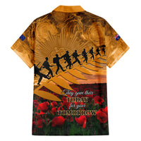 ANZAC Day 2024 Hawaiian Shirt Silver Fern With A Trumpet Soldier LT01 - Polynesian Pride