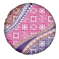 Hawaiian Quilt Pattern Spare Tire Cover Sweet Color Mixed - Polynesian Pride