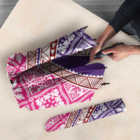 Hawaiian Quilt Pattern Umbrella Sweet Color Mixed - Polynesian Pride