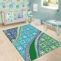 Hawaiian Quilt Pattern Area Rug Fresh Color Mixed - Polynesian Pride