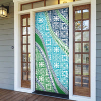 Hawaiian Quilt Pattern Door Cover Fresh Color Mixed - Polynesian Pride