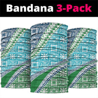 Hawaiian Quilt Pattern Neck Gaiter Fresh Color Mixed - Polynesian Pride