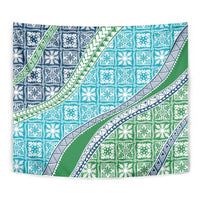 Hawaiian Quilt Pattern Tapestry Fresh Color Mixed - Polynesian Pride