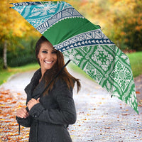 Hawaiian Quilt Pattern Umbrella Fresh Color Mixed - Polynesian Pride