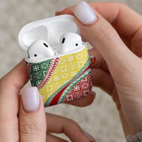 Hawaiian Quilt Pattern AirPods Case Special Color Mixed - Polynesian Pride