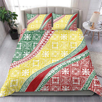 Hawaiian Quilt Pattern Bedding Set Special Color Mixed - Polynesian Pride