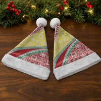 Hawaiian Quilt Pattern Christmas Santa Hat Special Color Mixed - Polynesian Pride