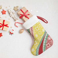 Hawaiian Quilt Pattern Christmas Stocking Special Color Mixed - Polynesian Pride