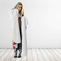 Hawaiian Quilt Pattern Hooded Blanket Special Color Mixed - Polynesian Pride