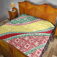 Hawaiian Quilt Pattern Quilt Special Color Mixed - Polynesian Pride