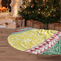Hawaiian Quilt Pattern Tree Skirt Special Color Mixed - Polynesian Pride
