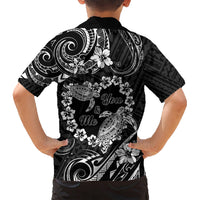 Polynesian Turtle Valentine Hawaiian Shirt You And Me Hibiscus Heart LT01 - Polynesian Pride