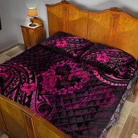 Polynesian Turtle Valentine Quilt Bed Set You And Me Pink Hibiscus Heart LT01 - Polynesian Pride