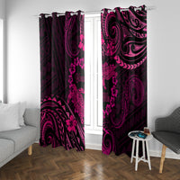 Polynesian Turtle Valentine Window Curtain You And Me Pink Hibiscus Heart LT01 With Grommets Pink - Polynesian Pride