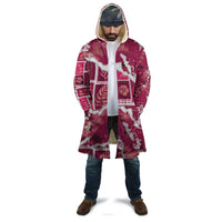 Hawaii Japanese Culture Pink Cloak Spring Cranes Aloha Pattern