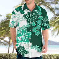 Green Hibiscus Plumeria Floral Hawaiian Shirt LT01 - Polynesian Pride
