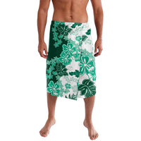 Green Hibiscus Plumeria Floral Lavalava - Polynesian Pride