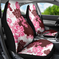 Pink Hibiscus Plumeria Floral Car Seat Cover - Polynesian Pride