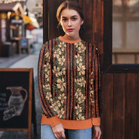 Hawaii Hibiscus Ugly Christmas Sweater Retro Style - Polynesian Pride