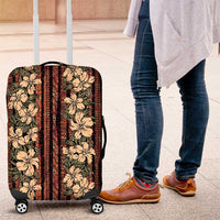 Hawaii Hibiscus Luggage Cover Retro Style - Polynesian Pride