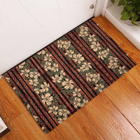Hawaii Hibiscus Rubber Doormat Retro Style - Polynesian Pride