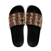 Hawaii Hibiscus Slide Sandals Retro Style - Polynesian Pride