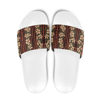Hawaii Hibiscus Slide Sandals Retro Style - Polynesian Pride