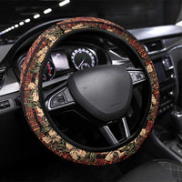 Hawaii Hibiscus Steering Wheel Cover Retro Style - Polynesian Pride