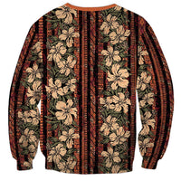 Hawaii Hibiscus Sweatshirt Retro Style - Polynesian Pride
