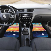 Hawaii Beach Landscape Time-Lapse Car Mats Tropical Plumeria Flowers - Polynesian Pride