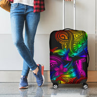 LGBT History Month Luggage Cover Polynesian Hammerhead Shark LT01 - Polynesian Pride