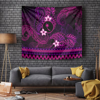 FSM Chuuk State Tapestry Tribal Pattern Pink Version LT01 - Polynesian Pride