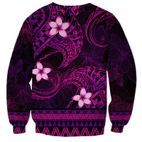 FSM Pohnpei State Sweatshirt Tribal Pattern Pink Version LT01 - Polynesian Pride