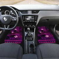 FSM Yap State Car Mats Tribal Pattern Pink Version LT01 - Polynesian Pride
