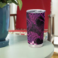 FSM Yap State Tumbler Cup Tribal Pattern Pink Version