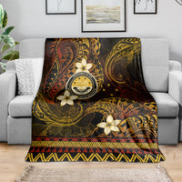 FSM Culture Day Blanket Tribal Pattern Gold Version LT01 - Polynesian Pride