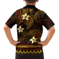 FSM Culture Day Hawaiian Shirt Tribal Pattern Gold Version LT01 - Polynesian Pride