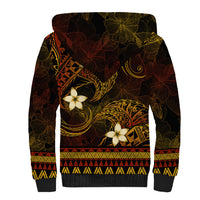 FSM Culture Day Sherpa Hoodie Tribal Pattern Gold Version LT01 - Polynesian Pride