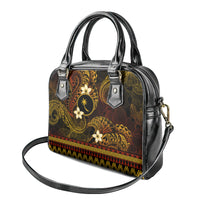 FSM Chuuk State Shoulder Handbag Tribal Pattern Gold Version LT01 - Polynesian Pride