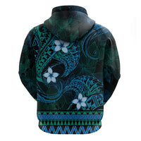 FSM Culture Day Hoodie Tribal Pattern Ocean Version LT01 - Polynesian Pride