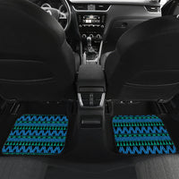 FSM Pohnpei State Car Mats Tribal Pattern Ocean Version