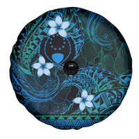 FSM Pohnpei State Spare Tire Cover Tribal Pattern Ocean Version
