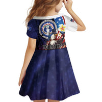 Personalized Northern Mariana Islands 4th of July Family Matching Mermaid Dress and Hawaiian Shirt Plumeria USA Eagle