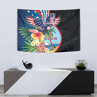 Guam Fourth of July Tapestry Tropical Flowers