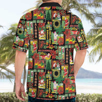 Hawaiian Santa Christmas Pattern Hawaiian Shirt Black Version LT01 - Polynesian Pride